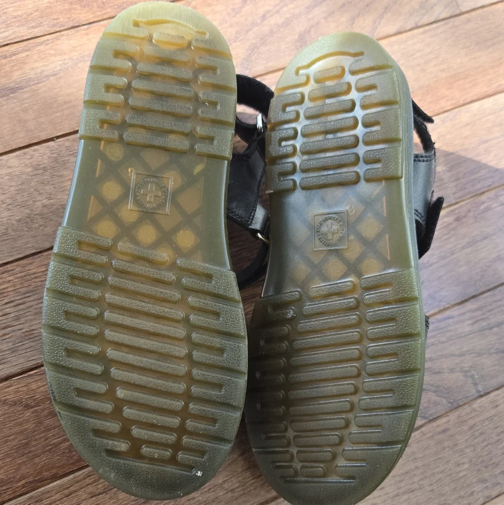 Dr. Martens Black Kids Sandals